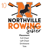 Women’s Black Puffer Jacket – Embroidered