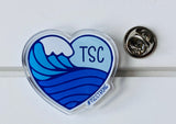 Wave Heart Sticker