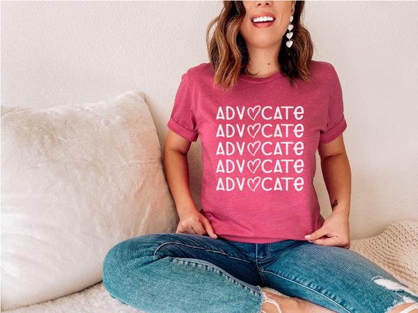 Advocate Stacked - Adult Tee
