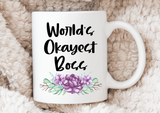 World's Okayest Boss Mug