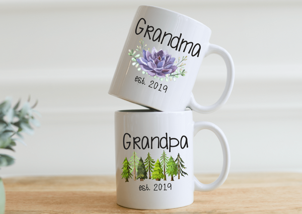 Grandma + Grandpa Mug