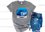 Distressed Throwback TSC Wave Tee