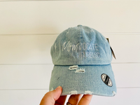 MOMvocate Distressed Hat
