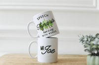 Speech Therapist Pine Tree Mug