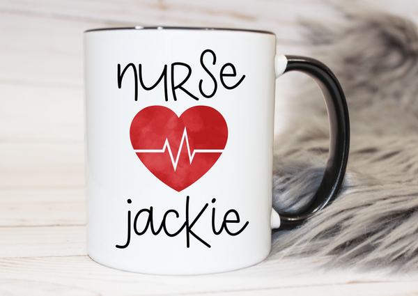 Personalized Nurse Mug