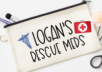 Medicine Zippered Pouch