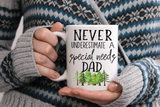 Never Underestimate a Special Needs Dad Mug